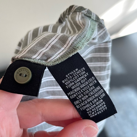 Sanctuary Tommie Striped Lace Up Top - Picture 9 of 12